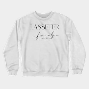 Lasseter Family EST. 2020, Surname, Lasseter Crewneck Sweatshirt